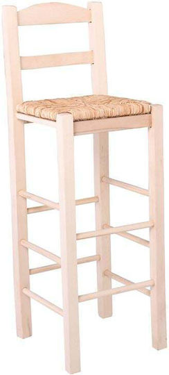 Ξύλινο Σκαμπό Μπαρ Εξωτερικού Χώρου Άβαφο