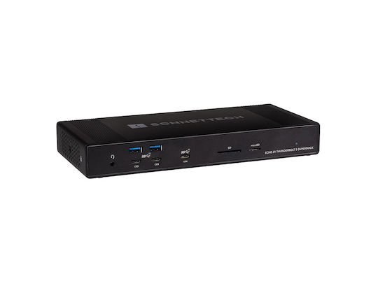 Sonnet Echo 21 Thunderbolt 5 Dockingstation mit 4K PowerDelivery Ethernet und Verbindung 3 Monitore Schwarz