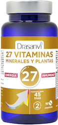 Drasanvi 27 Vitamins + Minerals Energy And Immunity Πολυβιταμίνη Energy 90 κάψουλες