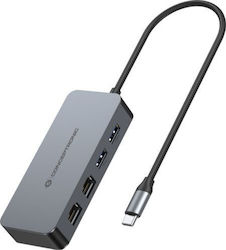 Conceptronic USB-C Докинг Станция с Ethernet Сива (ABBY24G) Conceptronic USB-C Докинг Станция с Ethernet Сива (ABBY24G)
