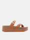 Γυναικεία Σανδάλια Flatforms Καφέ