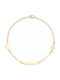 Kinderarmband ID aus 9K Gold mit Herz