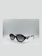 Monte Napoleone Women's Sunglasses with Black Frame and Black Lenses MN522634-C1
