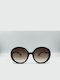 Monte Napoleone Women's Sunglasses with Brown Frame and Brown Lenses MN522619-C3