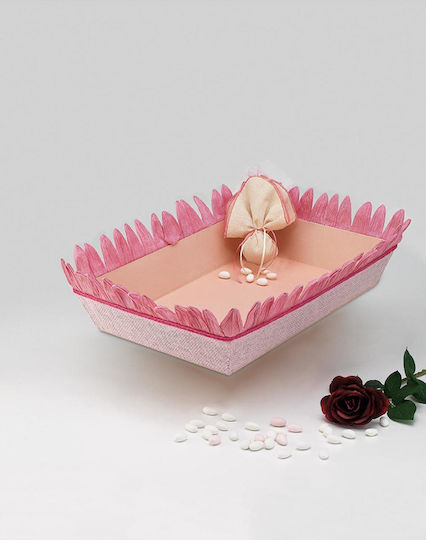 Basket Paper Pink 51x36cm