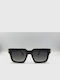 Monte Napoleone Unisex Sunglasses with Black Frame and Black Lenses MN522610 C1