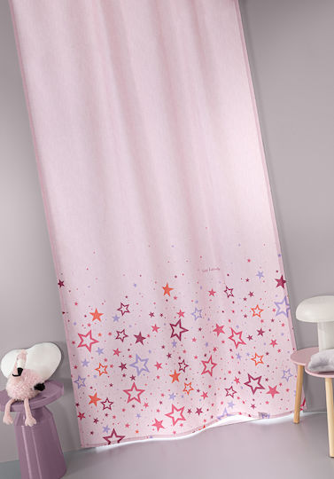 Guy Laroche Детска Завеса Bebe Starland с Плик с Писалка Розова 150x270см