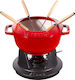 Staub Vas pentru Fondue Roșu