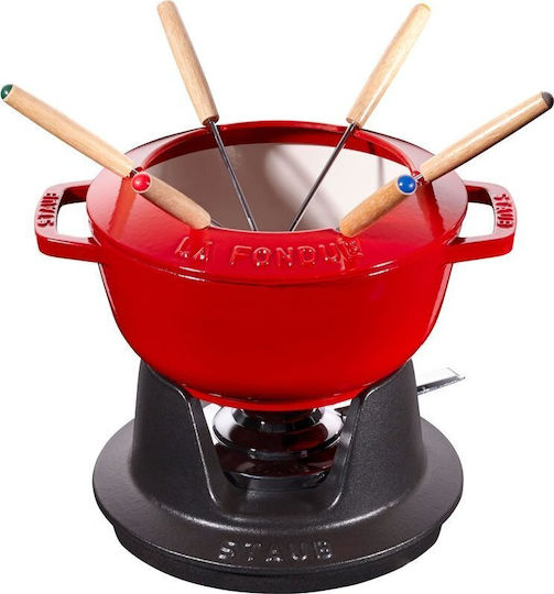 Staub Vas pentru Fondue Roșu Staub Vas pentru Fondue Roșu