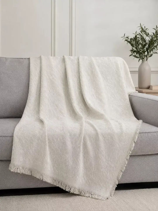 Kalogirou Home Throws Set 3 pcs Ivory