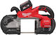 Milwaukee 4933498310 Akku-Präzisionsbandsäge mit Scheibendurchmesser 127mm