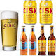 Beer Glass Cisk 2x Cisk Lager 4 2% 330ml 2x Kinnie Spritz 4% 250ml 2x Cisk Lager Export
