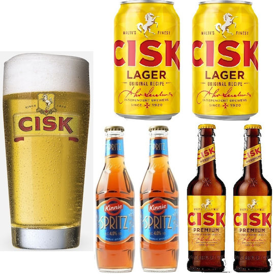 Pahar De Bere Cisk 2x Cisk Lager 4 2% 330ml 2x Kinnie Spritz 4% 250ml 2x Cisk Lager Export Pahar De Bere Cisk 2x Cisk Lager 4 2% 330ml 2x Kinnie Spritz 4% 250ml 2x Cisk Lager Export