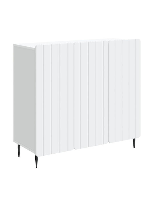 Sideboard from Wood & Metal White 89x34.5x82cm
