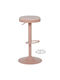 Baraco Metallischer Hocker mit Verstellbarer Höhe Rosa