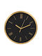 Pufo Gold Wanduhr Ø30cm