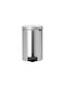 Brabantia Brabantia New Icon Mülleimer aus Inox mit Pedal Silber 12l