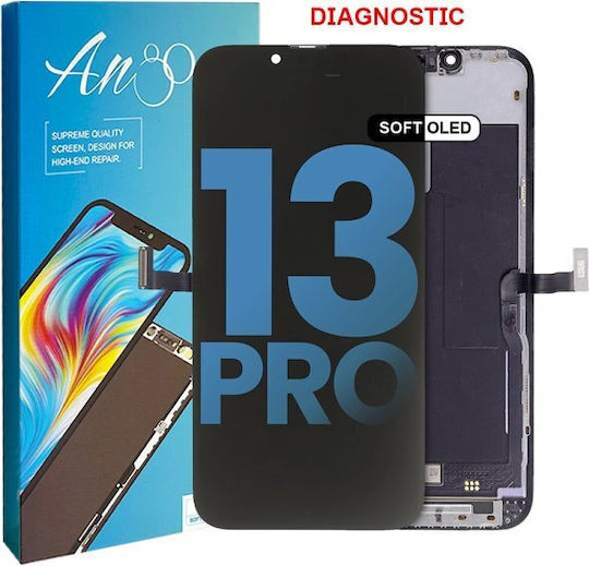 Ecran cu Mecanism Tactil pentru iPhone 13 Pro (Negru)