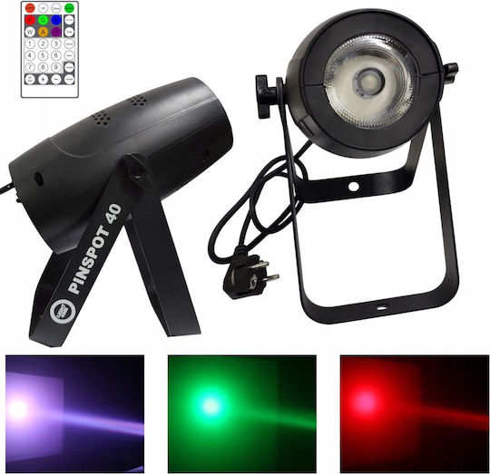 Light4me Pinspot 40 – Σκηνικός Pinspot Προβολέας 40w Rgbw