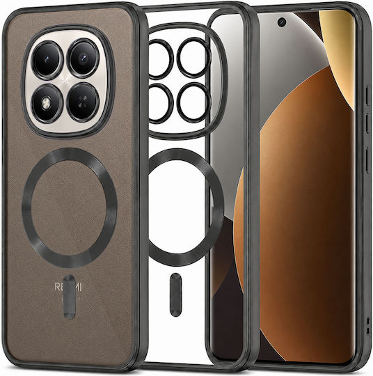 Techsuit Luxury Crystal Back Cover Σιλικόνης Μαύρο (Redmi Note 15 Pro+ / Poco M8 Pro)