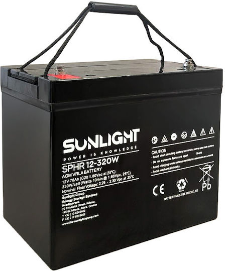 SunLight Sphr UPS Battery with Capacity 69.3Ah and Voltage 12V 1 Piece