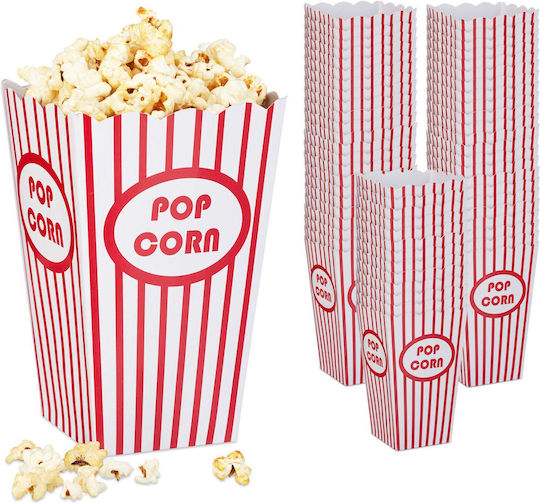 Relaxdays Popcorn-Box Für Party 60 Stück