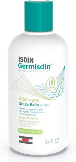 Isdin Germisdin Bubble Bath Gel With Soothing Aloe Vera 100ml