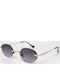 Tailor Made Unisex Sonnenbrillen mit Goldfarbenem Rahmen und Lila Gläsern TM15343-C2