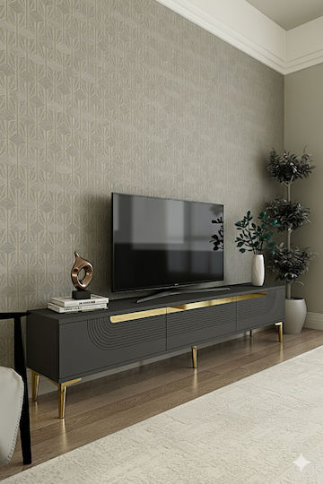 SteweHome TV Stand Modern Style M180xP30xH41cm