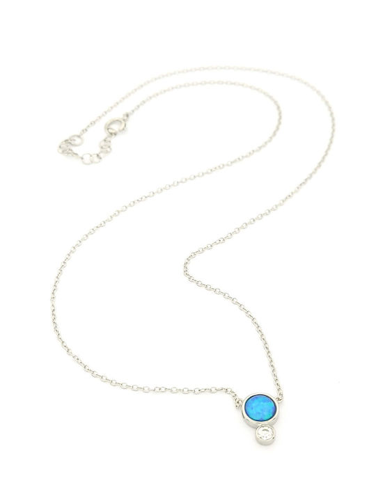 Silver Union Silber Halskette mit Zirkon