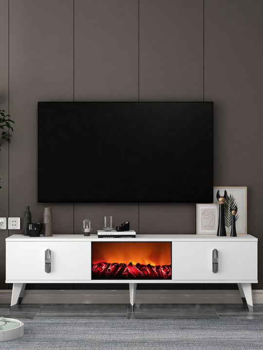 TV-Ständer Blau M150xP30xH46cm SteweHome
