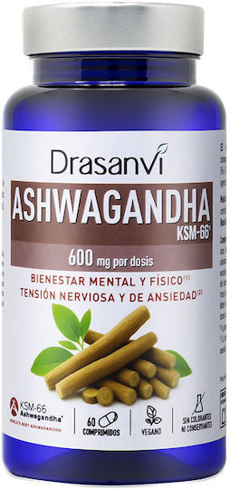 Drasanvi Ashwagandha KSM-66 60 x 66 ταμπλέτες
