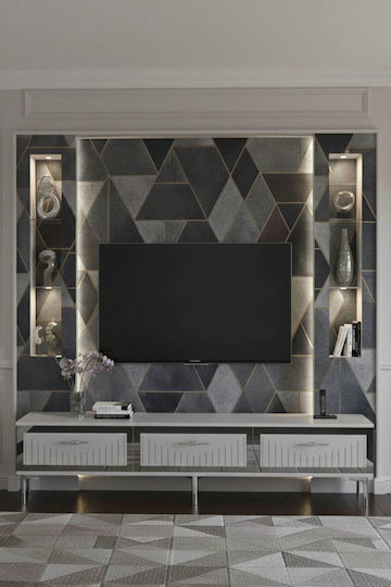 Gold TV Stand L180xD30xH41cm