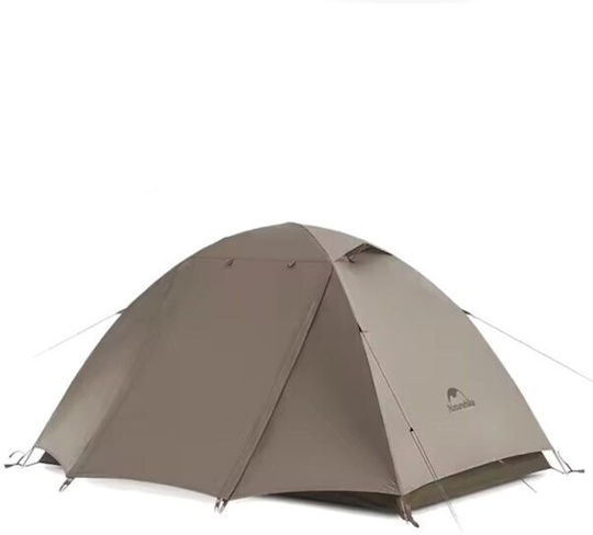 Naturehike Cloud Creek 2 Camping Tent Brown 3 Seasons for 2 People 47x15cm