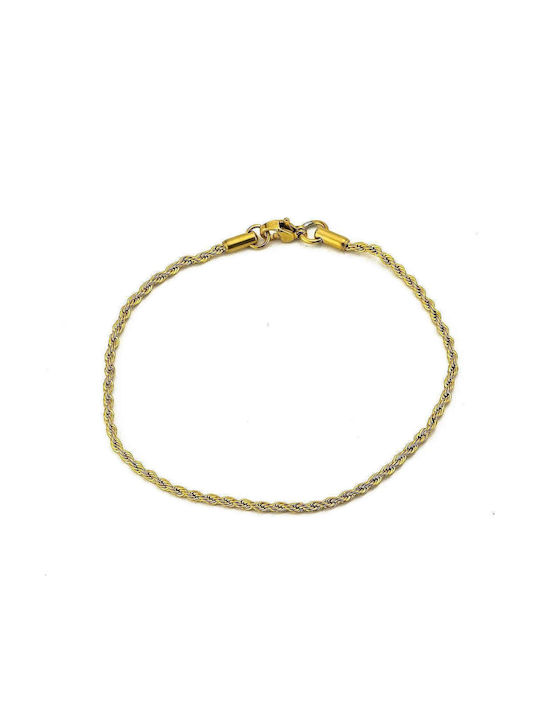 Goldsmith Αλυσίδα Χειρός Επιχρυσωμένη από Ανοξείδωτο Ατσάλι
