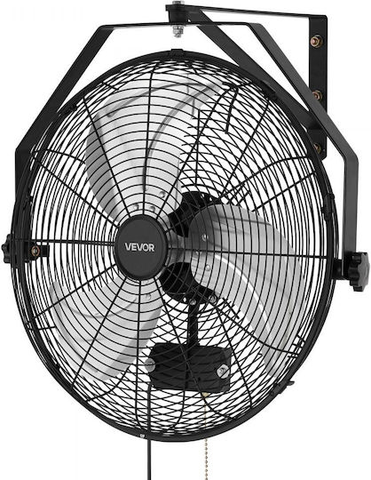 Vevor Ανεμιστήρας Τοίχου 80W Διαμέτρου 45cm Χάλκινος