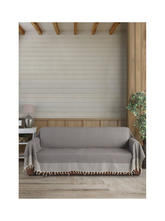 SteweHome Three-Seater Sofa Throw 180x300cm Bouldan