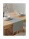 SteweHome Leinen Tischdecke Schwarz 150x50cm