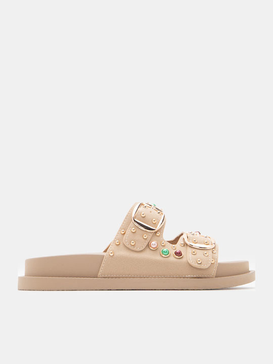 Luigi Γυναικεία Σανδάλια Flatforms Μπεζ