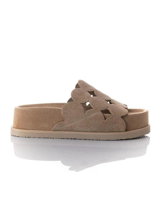 Sofia Manta Women's Beige Flat Sandals