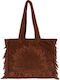 Sun of a Beach Terrycloth Brown Beach Bag