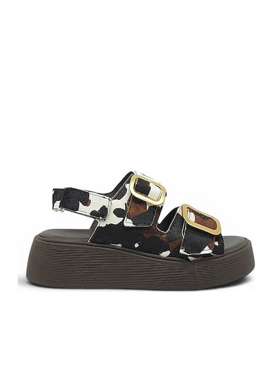 Komis & Komis Sandale Casual Damă Din Piele Albe
