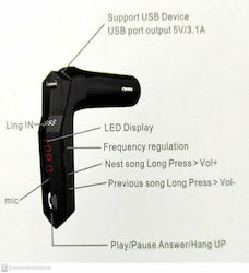 SPV FM Transmitter Car with Bluetooth USB