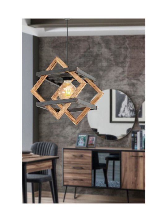 SteweHome Multicolour Pendant Ceiling Light For 20 E27 Bulbs 25x25x20cm
