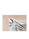 SteweHome Cutlery Set Stainless Steel Orange 77 Pieces