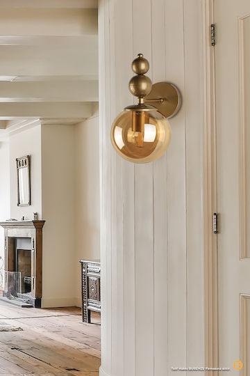 SteweHome Lampa de Perete Modernă cu Soclu E27 Aurie