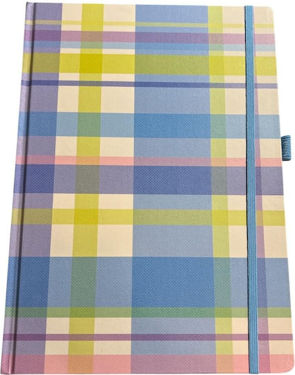Maxleaf A4 Notebook 80 Sheets Ruled with Light Blue Pen Case