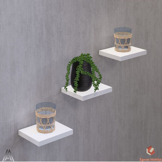 White Shelf 15x13.5x18cm