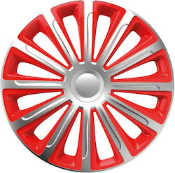 Auto Gs Τάσια Trend 14" 4τμχ Κόκκινο 34372