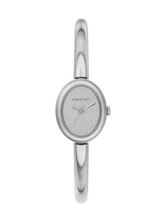 Michael Kors Maude Womens Watch 24mm Battery with Silver Metal Bracelet